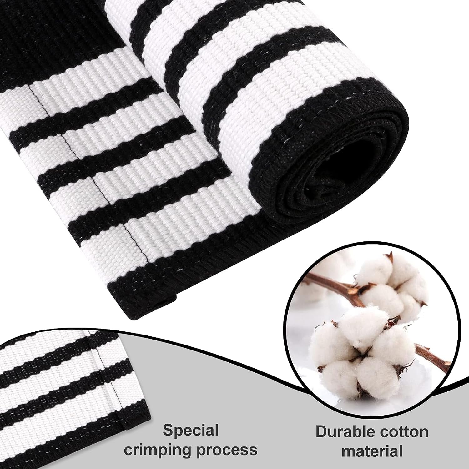 Black and White Outdoor Rug 4X6 Ft Cotton Woven Patio Rug Machine Washable Front Door Mat Indoor/Outdoor Area Rugs Floor Mat for Farmhouse/Front Porch/Lawn/Living Room/Deck/Home Entrance Decor